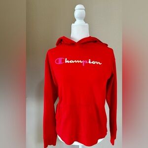 Champion hoodie in red